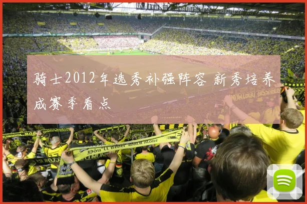 骑士2012年选秀补强阵容 新秀培养成赛季看点